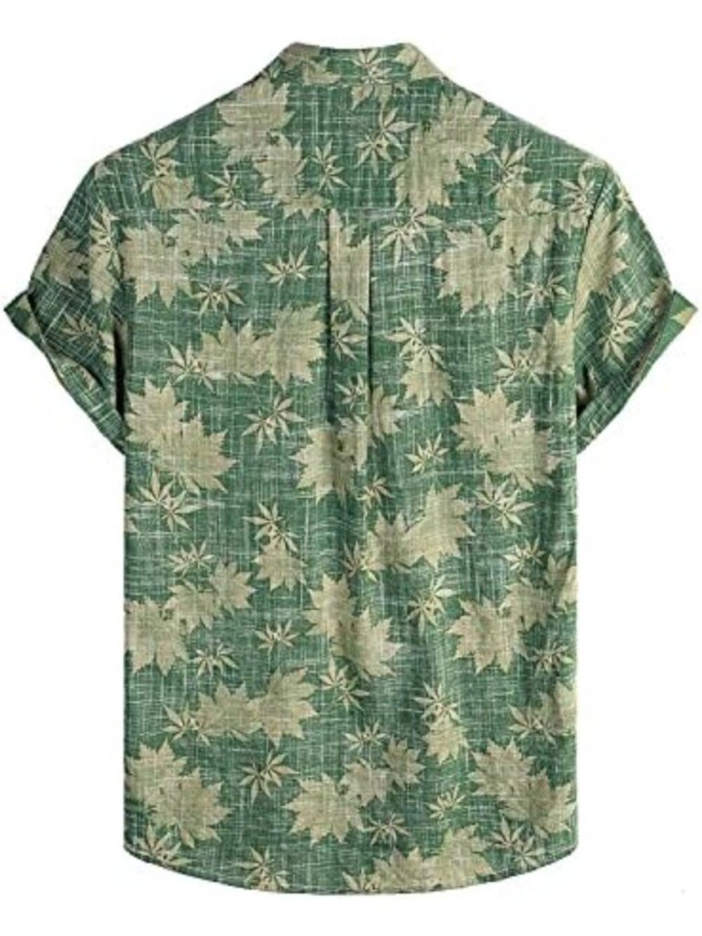 Stylish Men's Hawaiian Shirt - Casual Summer Short Sleeve Button Down Top - Picture 3 of 7